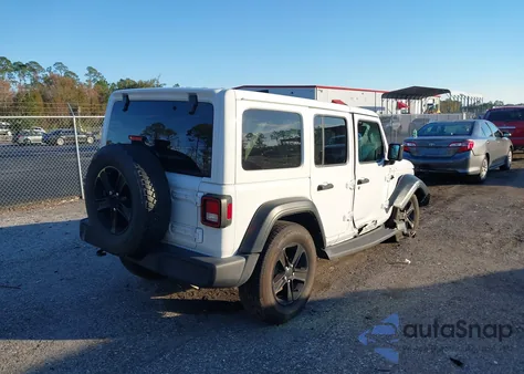 2021 Jeep Wrangler Unlimited Sport Altitude 4X4 из США, поврежденный, VIN 1C4HJXDG7MW512941